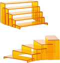 Goabroa Display Risers, 2 Sets 5 Tier Rectangular Risers Display Stands by Goabroa