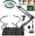 Helping Hands Soldering Station, 12X Magnifying Glass by MagnieOpti