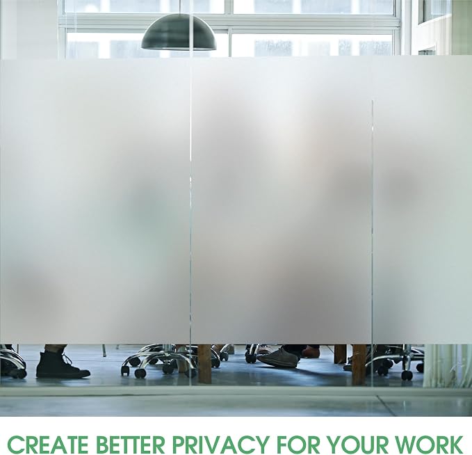 STATINT Frosted Window Film Privacy Heat Reducing UV Control Window Coverings - Image 6