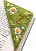 MOTEERLLU Personalized Hand Embroidered Corner Bookmark by MOTEERLLU