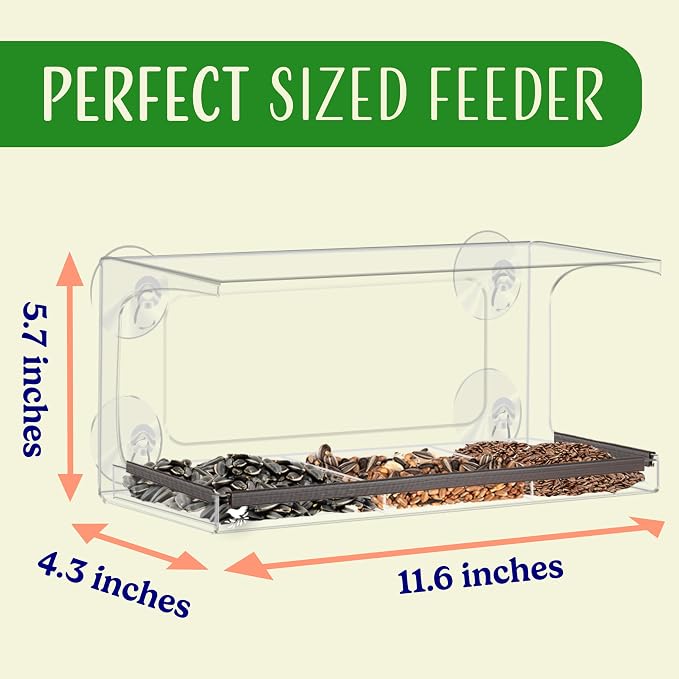 Long Style Bird Feeder with Hole - Image 3