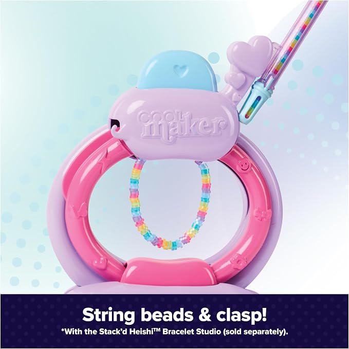 Cool Maker, Stack’d Heishi Expansion Pack Bead Kit, Bracelet Making Kit - Image 6