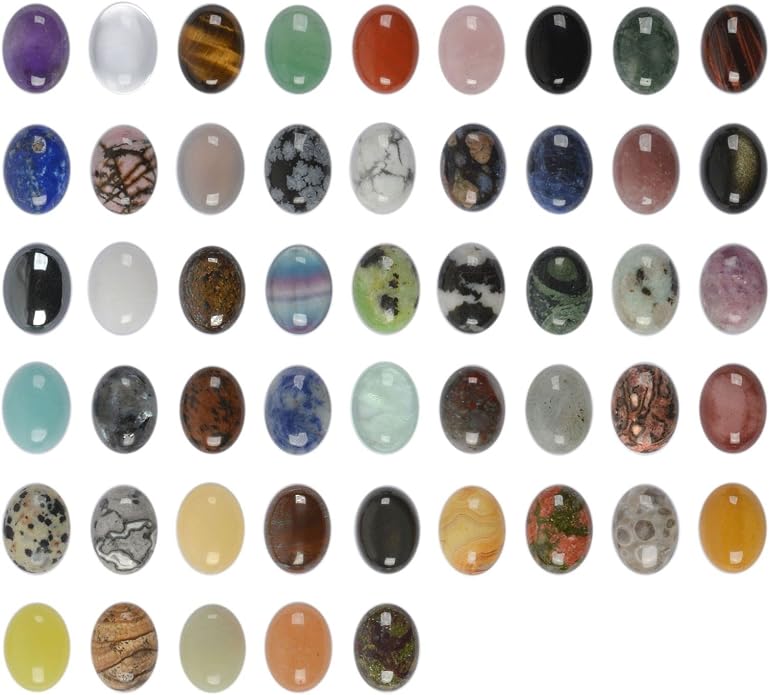 Wholesale Lot Multi-color Gemstone Round Oval Cab Cabochon by Justinstones