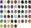 Wholesale Lot Multi-color Gemstone Round Oval Cab Cabochon by Justinstones