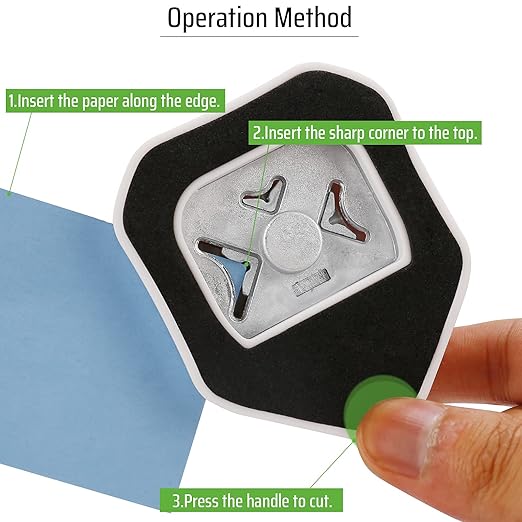 MyArTool 3 Way Corner Rounder Punch, 10mm 3 in 1 Corner Cutter - Image 5