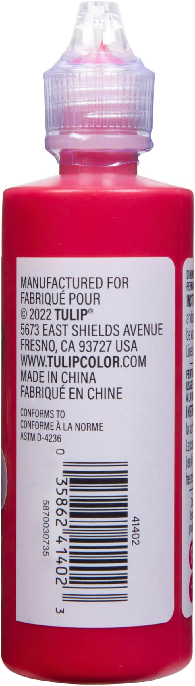 Tulip Puff Fabric Paint, Permanent Craft Paint - Image 2