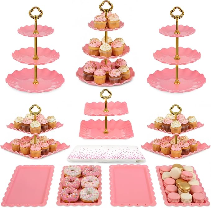 Pack of 11 NWK Cake Stand Set, by NWK