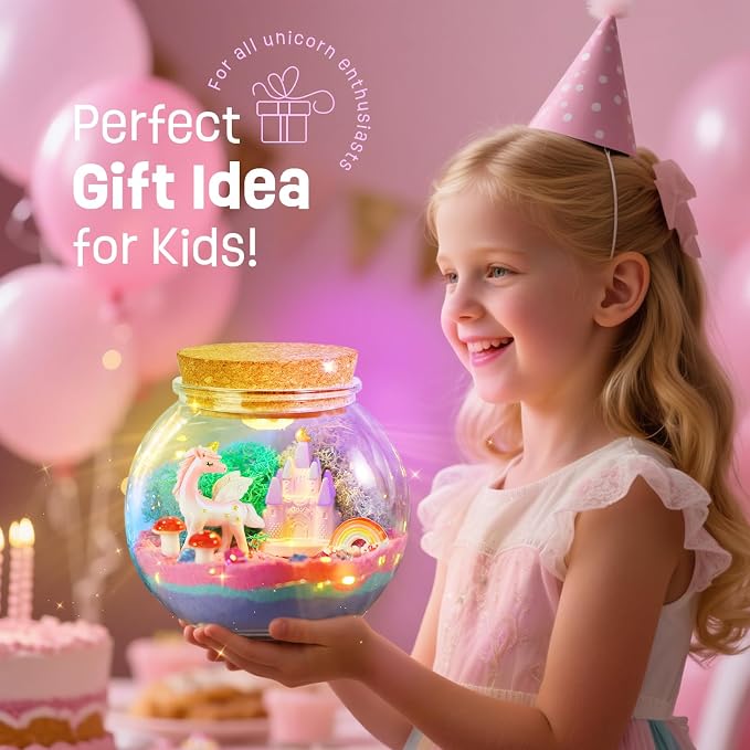 LAOESE Unicorn Light-Up Terrarium Kit - Image 5