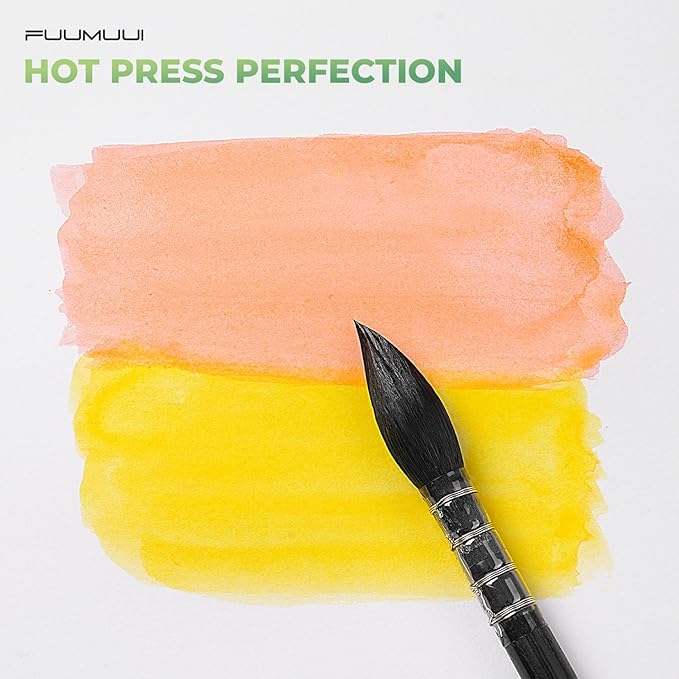 Fuumuui Watercolor Paper Block 9x12 Inch, Smooth Surface 100% Cotton Watercolor - Image 4