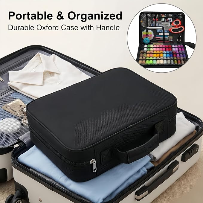 Forypretty Sewing Kit for Adults, 43 XL Thread Spools, Travel Sewing Kit for - Image 5
