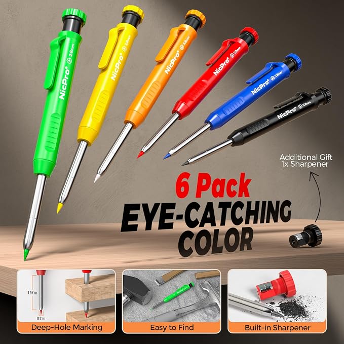 Nicpro CP1000 Carpenter Pencils - Image 2