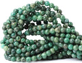 60PCS 6mm Natural Verdite Stone African Jade Gemstone Round Loose Beads by CHEAVIAN