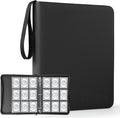 Trading Card Binder, Premium 9 Pocket Double Sided 720 Pocket PU Card by Hijvxk