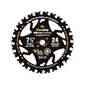 7 1/4 Inch Framing Circular Saw Blade-1Pack, 24T ATB Carbide Teeth, Lightweight for Cordless Saws. Super Thin Kerf for Cutting Wood, Plywood, MDF, OSB, Hardwood, Softwood & More.