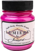 Jacquard Lumiere 2.25oz Fabric Paint Pearlescent Magenta by Jacquard