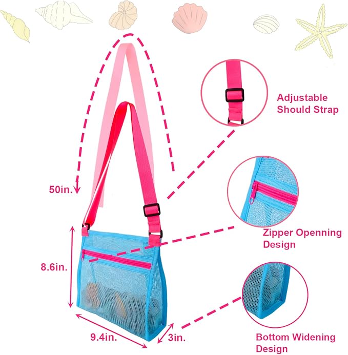 MUYIZI Beach Mesh Shovel with Mesh Beach Bag - Image 3