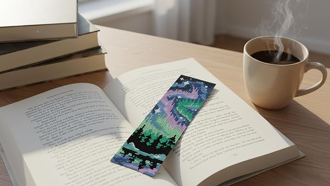 DYAIANGMU Scenery 6 Pcs Cross Stitch Bookmark Kit - Image 5