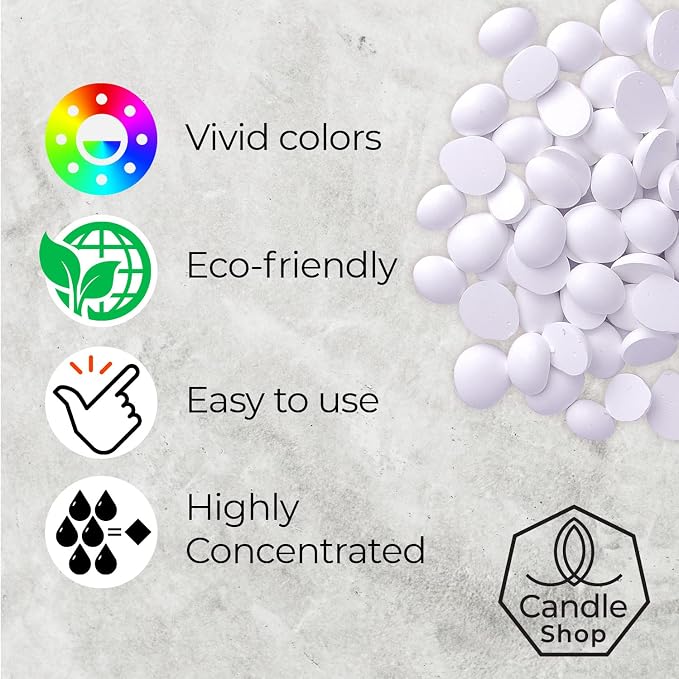 White Candle Dye 2oz for Soy Candle Making – Highly Concentrated Candle Wax - Image 2