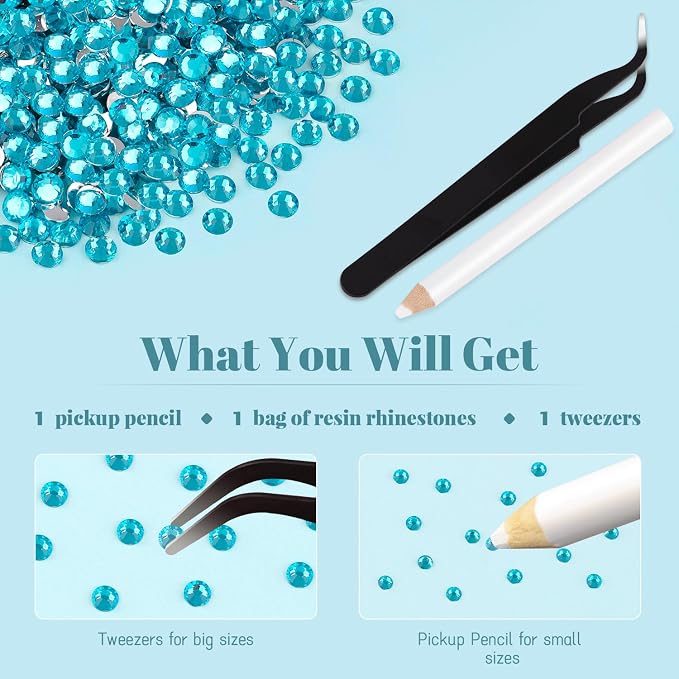6000PCS 4mm Resin Rhinestones Bulk - Image 6