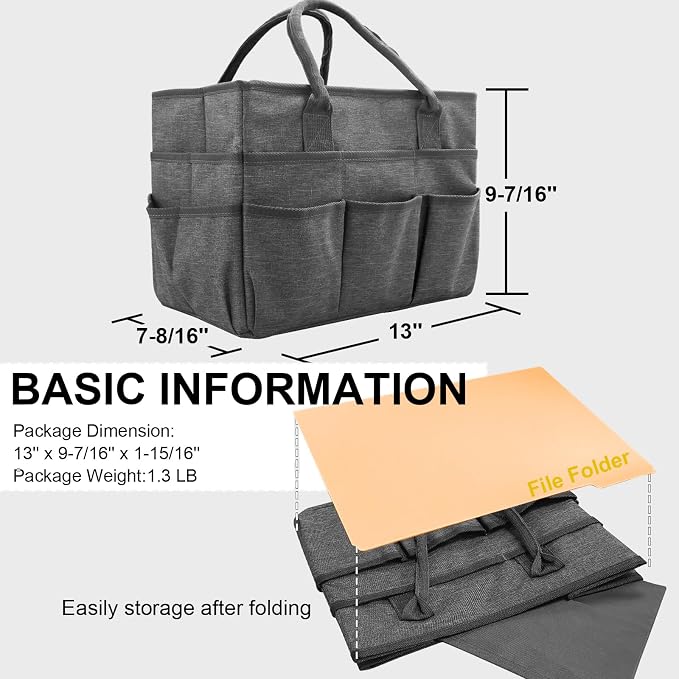 Cupohus Craft Organizer Bag, Art Supply Tote - Image 3