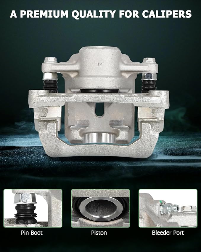 SCITOO 19B6277 19B6276 Rear Left & Right Disc Brake Calipers Assembly w/Bracket For Subaru For Legacy 2010-2012 2014,For Subaru For Outback 2010-2012