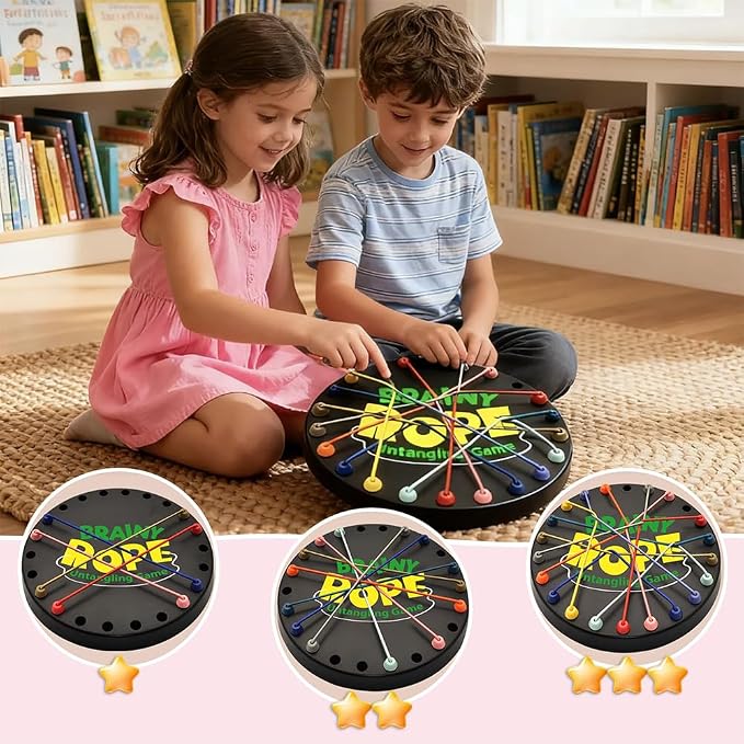 Rope Untangling Game, Brain Knots Game Strategy Thinking - Image 5