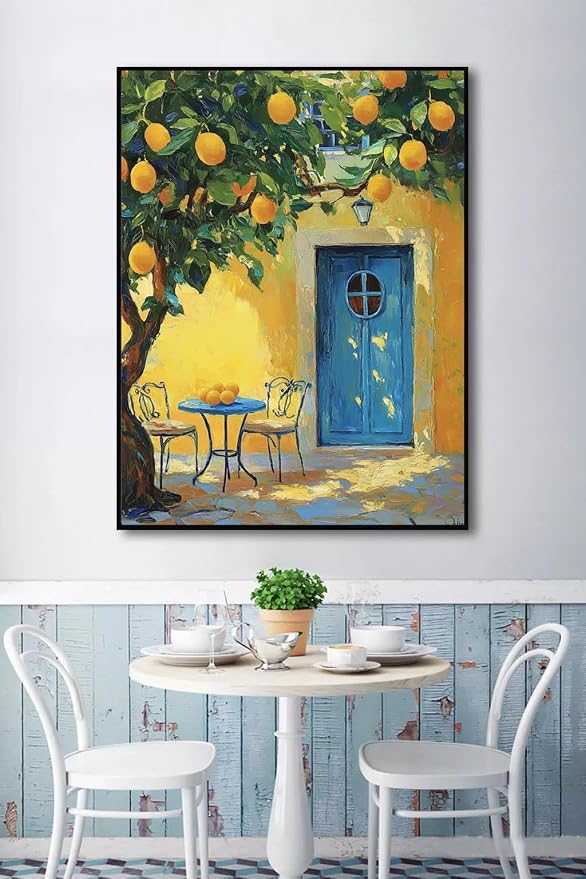 5DDIYART Lemon Fruit Paint by Numbers - Image 5