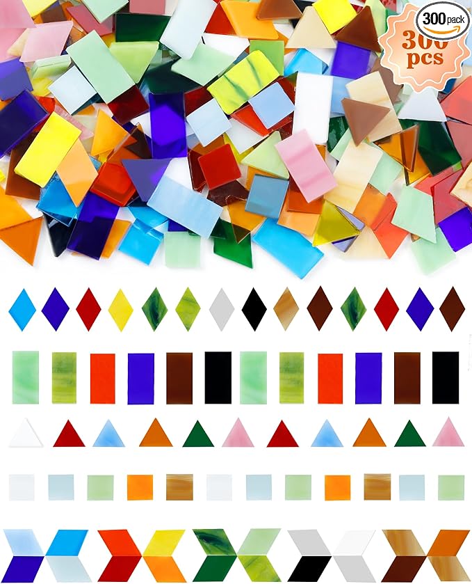 FIVEIZERO 260g Glass Mosaic Tiles by FIVEIZERO