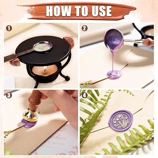 Draupnir Wax Seal Stamp Kit, Party Invitations, Gift Wrapping - Image 5