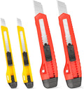 ORIENTOOLS Utility Knife Box Cutter Auto-lock 4-Pack Set, Retractable Box by ORIENTOOLS