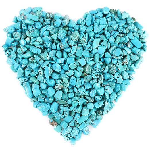 1 Lb Decorative Quartz Pebbles Irregular Shaped Turquoise Stones Small Tumbled - Image 2
