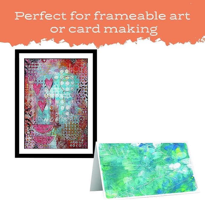 Gelli Plates 8' X 10' + 5' X 7' Gel Press Monoprinting Value Pack - Image 2