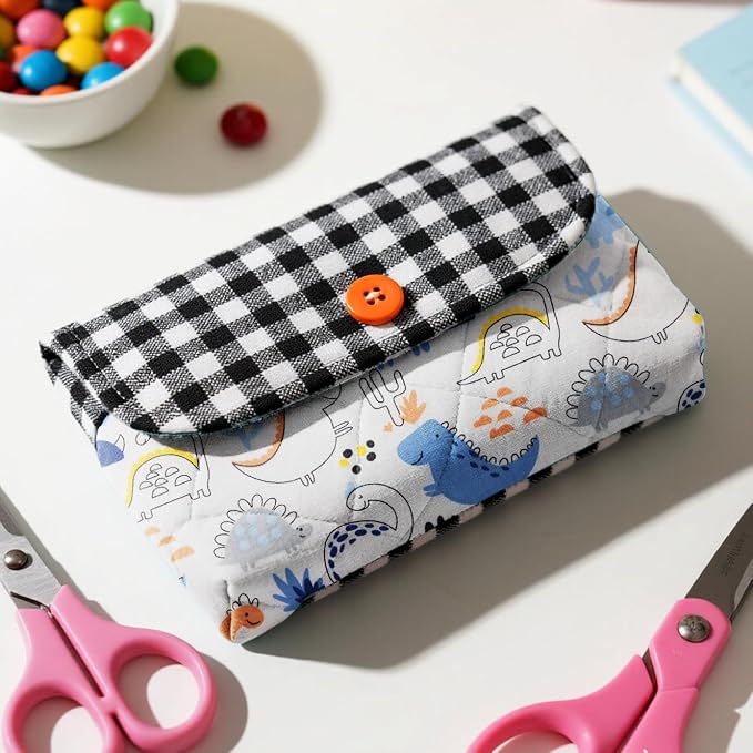 Aubliss 8pcs Fat Quarter Fabric Bundles 100% Cotton 20'' x 20'' Quilting Cotton - Image 2