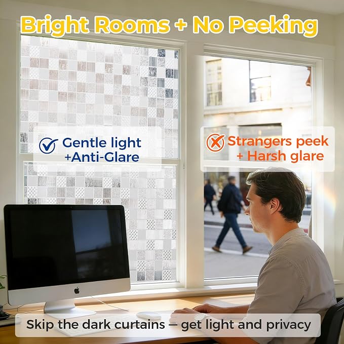 OHTMERU Window Privacy Film Decorative - Image 2