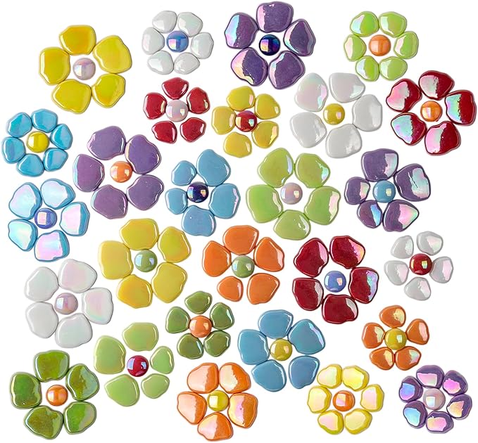 Youway Style Flower Mosaic Tiles by YouwayStyle
