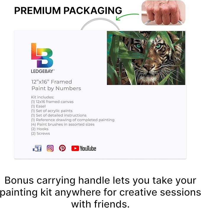 Ledgebay DIY Paint by Numbers Kit - Image 8
