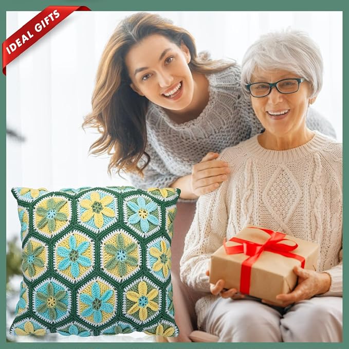 Noocro Crochet Kit for Advanced or Intermediate Beginner DIY Granny Square - Image 7