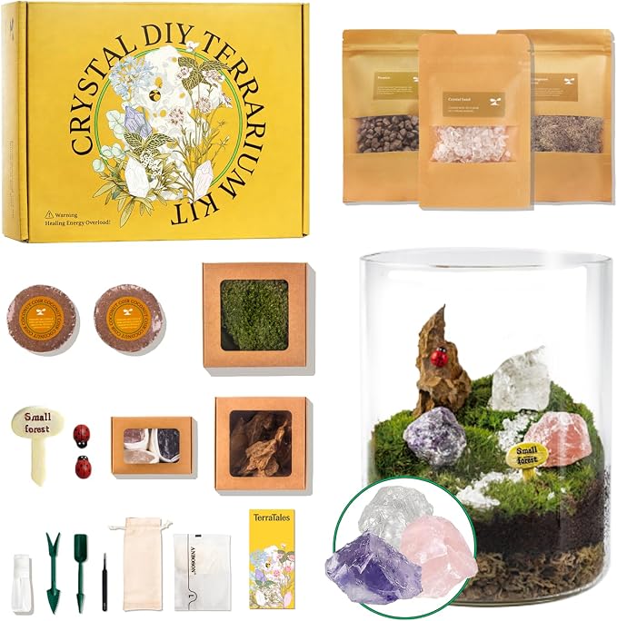 DIY Crystal Terrarium Kit by Unknown