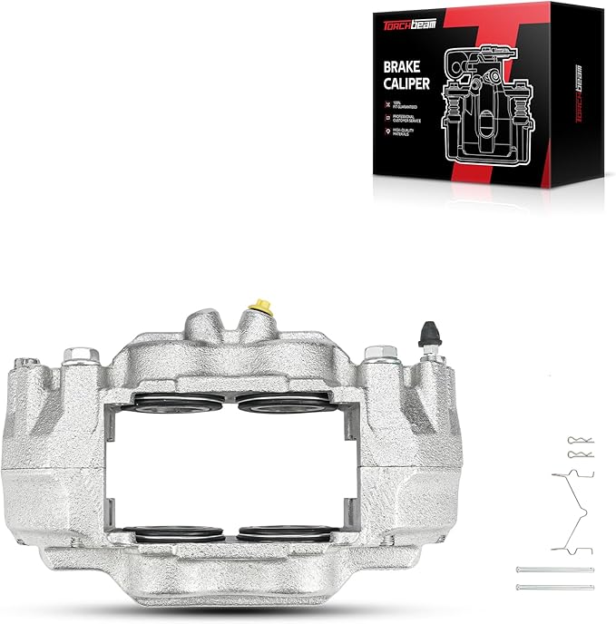 Torchbeam Front Brake Caliper for Toyota Tacoma 2005-2023, Toyota Tundra 2000-2006, Toyota 4Runner 2003-2009, Toyota FJ Cruiser 2007-2014, Front Left or Front Right Caliper Replace # 19P2984