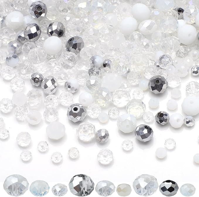 Crystal Rondelle Beads for Jewelry Making by KINGSHINE