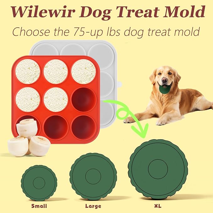 9-Cavity Silicone Frozen Dog Treat Mold - Image 3