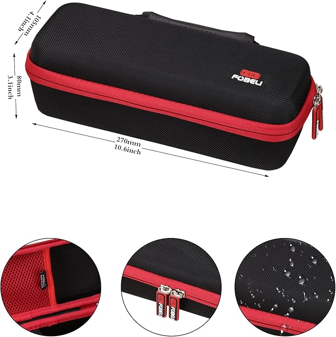 FBLFOBELI EVA Hard Carrying Case for Fluke 376/374/375FC 1000A TRMS/Milwaukee 2235-20 400/AstroAI 1000A TRMS 6000 Counts Clamp Meter (Case Only)