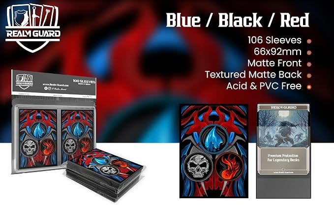 100ct Textured Matte TCG/MTG Card Art Sleeves - Image 3