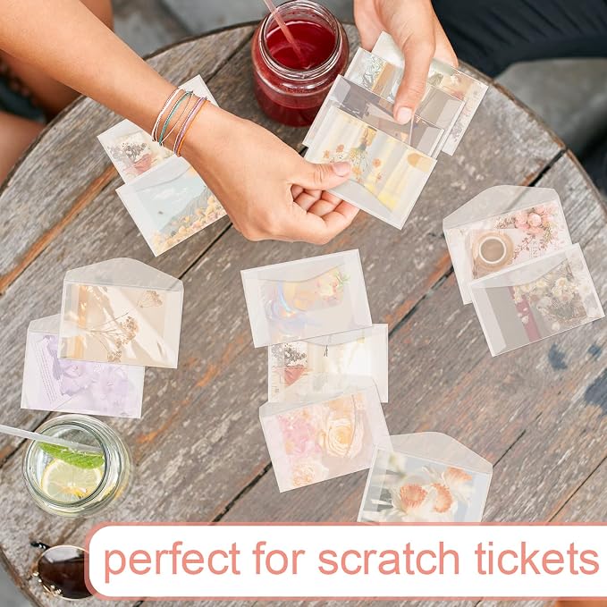 Geyee 200 Pcs Glassine Ticket Envelopes - Image 5