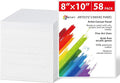 Simetufy 58 Pack 8x10 Inch Canvas Boards by Simetufy