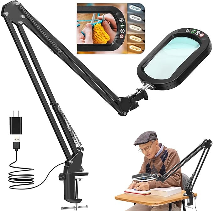 10X Large Magnifying Glass by JEEDEFI