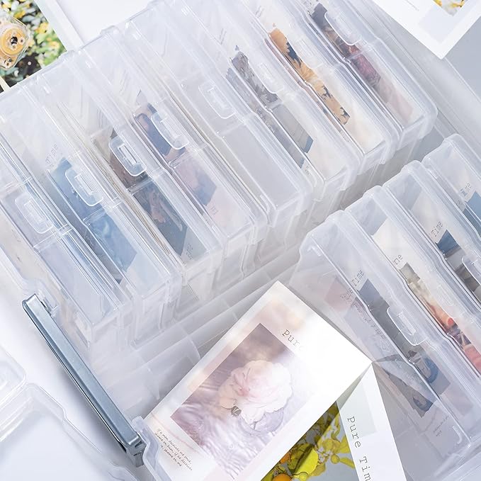 novelinks Photo Storage Box and 16 Inner 4" x 6" Photo Storage Containers | - Image 5