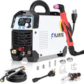 FLARING FC650DL PLUS Plasma Cutter 65 AMP Non Touch Pilot Arc Plasma Cutter Machine 120/240V Dual Voltage, Digital Display, High Frequency IGBT Inverter, Post Air/2T/4T, 5/8" Clean Cut with Consumable