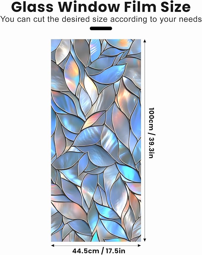Stained Glass Window Privacy Film Static Cling - Image 2