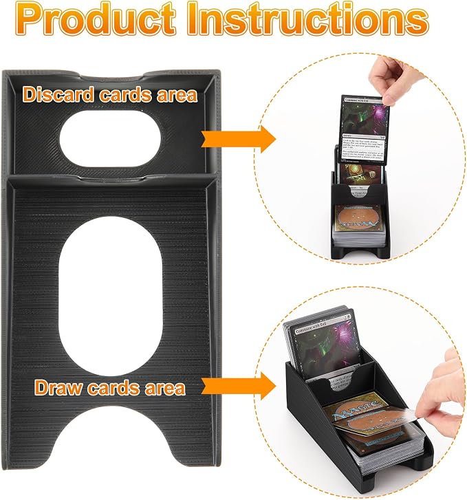 1 Pcs Draw and Discard Card Game Holder - Image 4